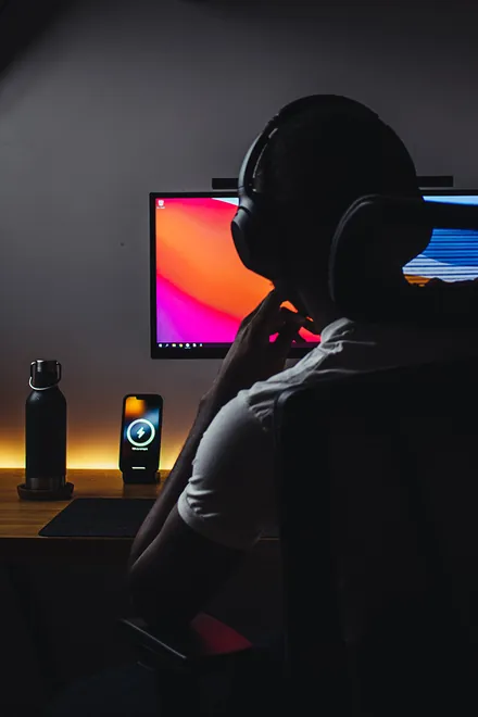 Cybersecurity professional at work